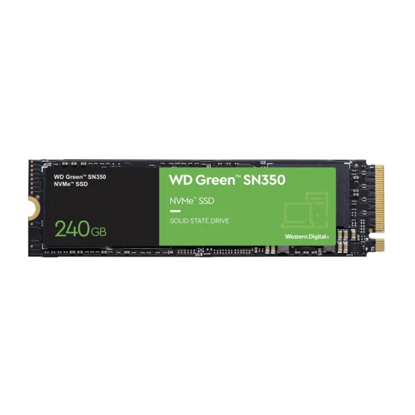 DISCO SÓLIDO SSD NVME 240GB WESTERN DIGITAL GREEN SN350 M.2