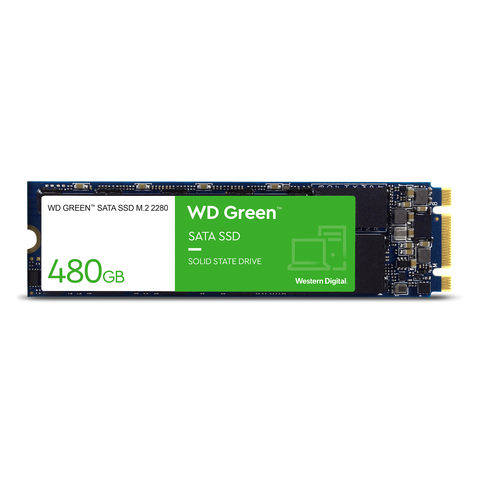 DISCO SÓLIDO SSD 480GB WESTERN DIGITAL GREEN M.2