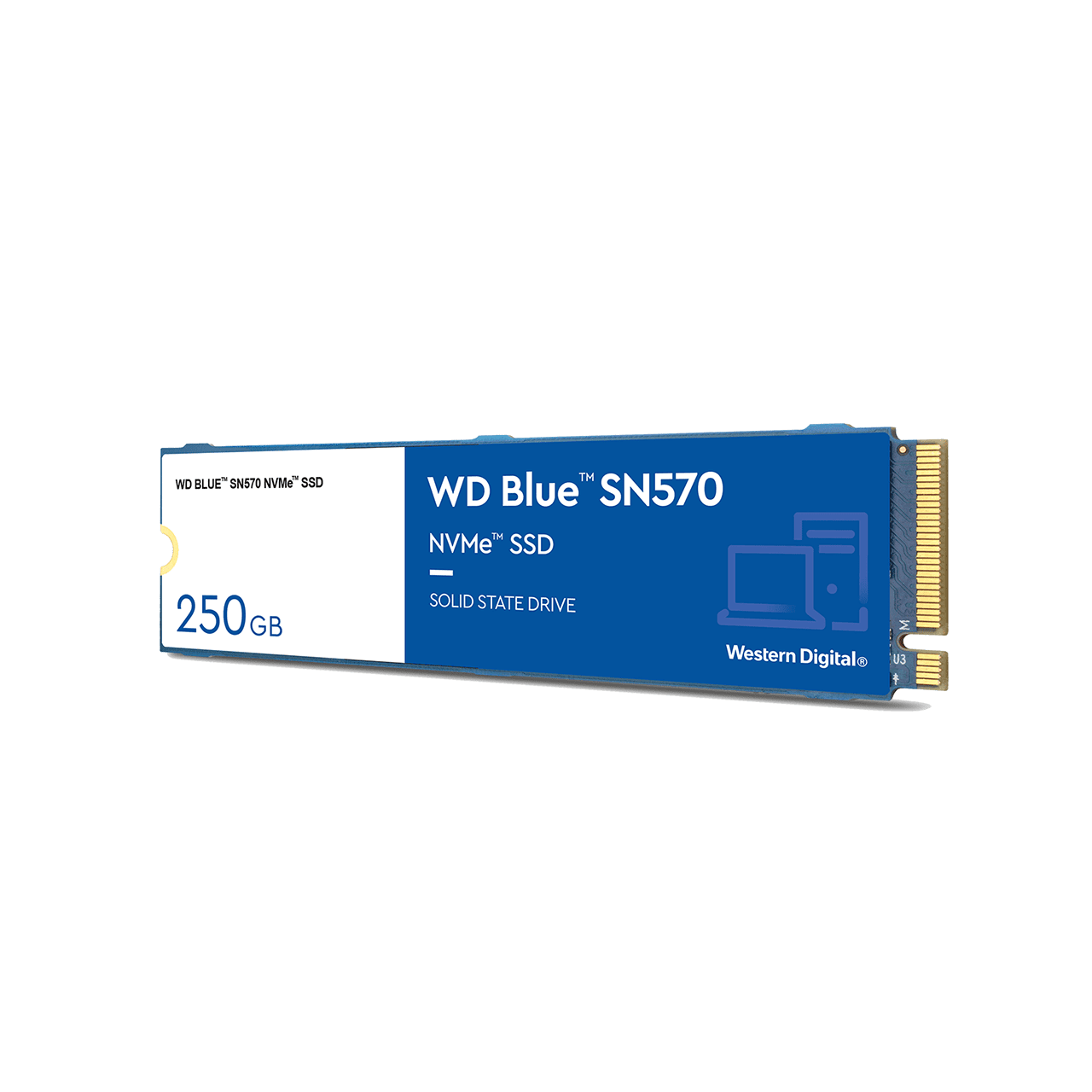 DISCO SÓLIDO SSD NVME 250GB WESTERN DIGITAL BLUE SN570 M.2
