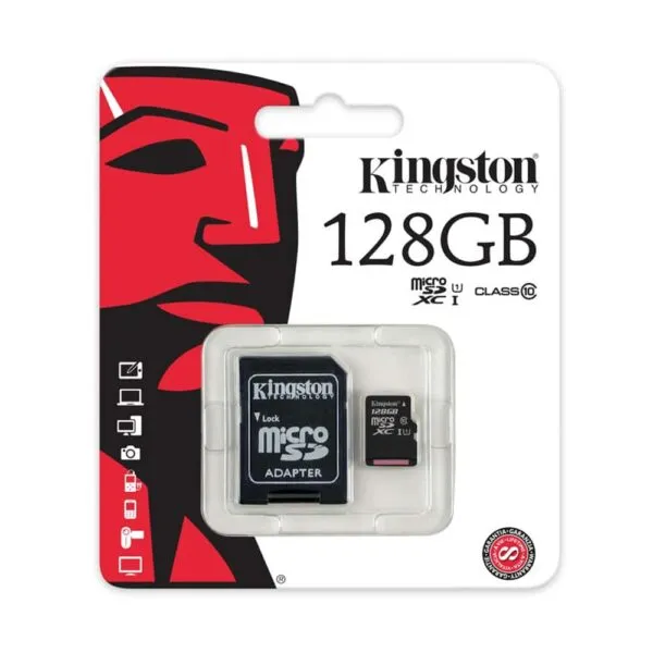 MICRO SD KINGSTON 128GB CLASE 10