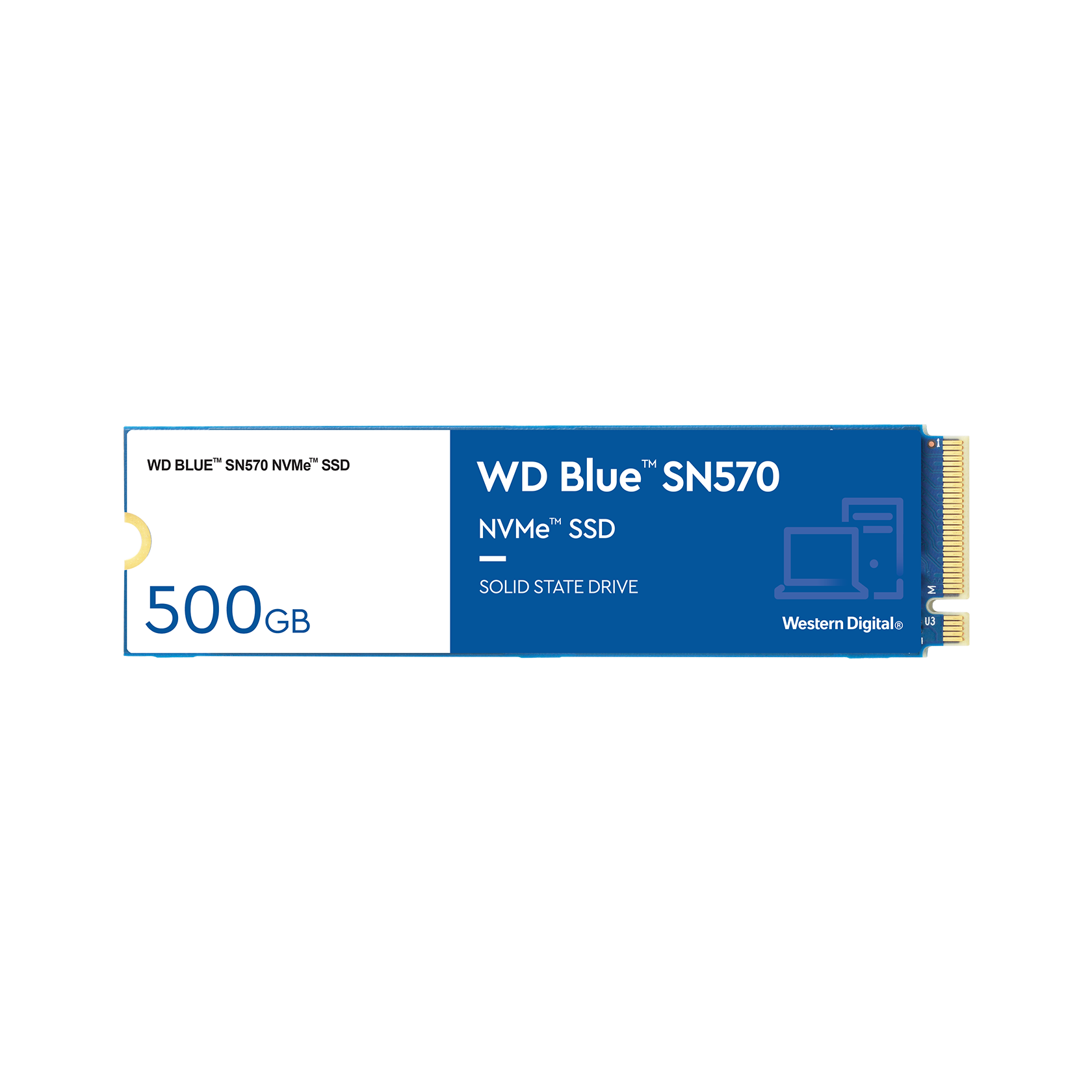 DISCO SÓLIDO SSD NVME 500GB WESTERN DIGITAL BLUE SN570 M.2