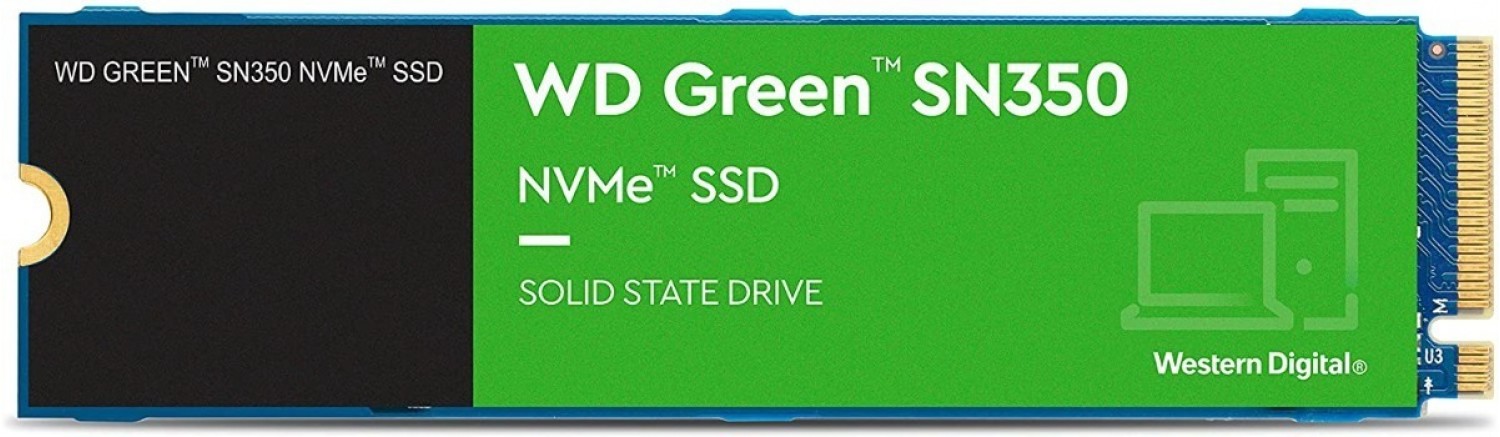 DISCO SÓLIDO SSD NVME 1TB WESTERN DIGITAL GREEN SN350 M.2