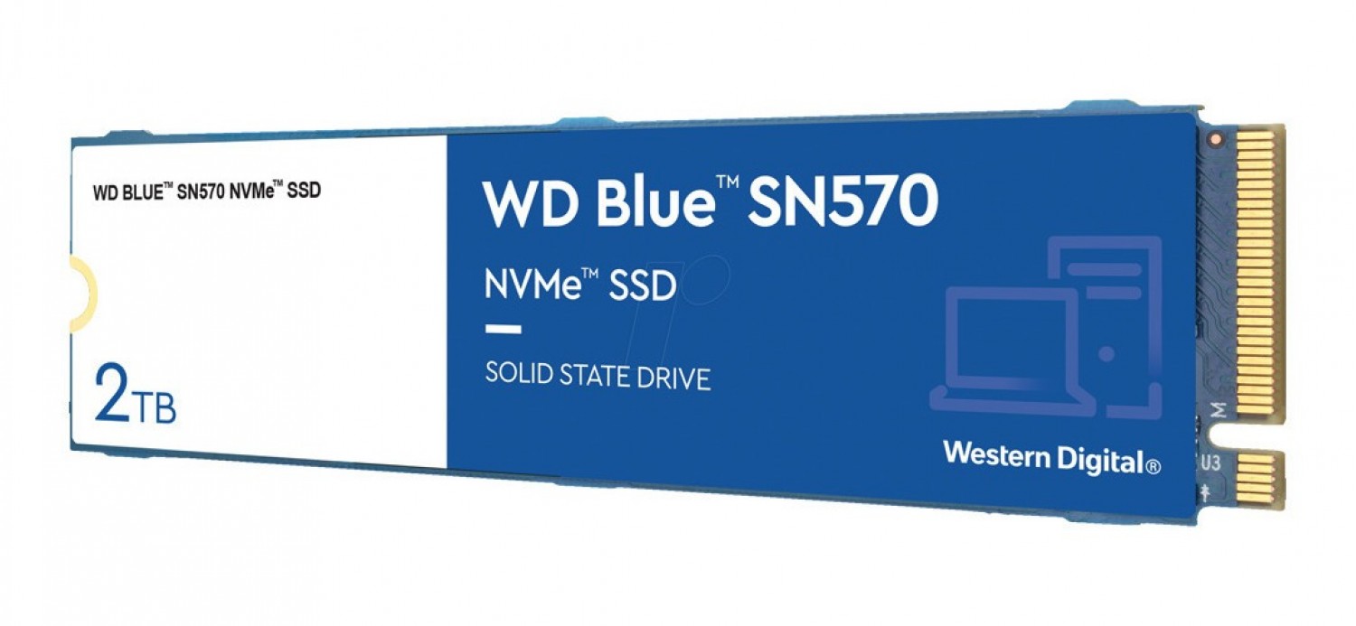 DISCO SÓLIDO SSD NVME 2TB WESTERN DIGITAL BLUE SN570 M.2