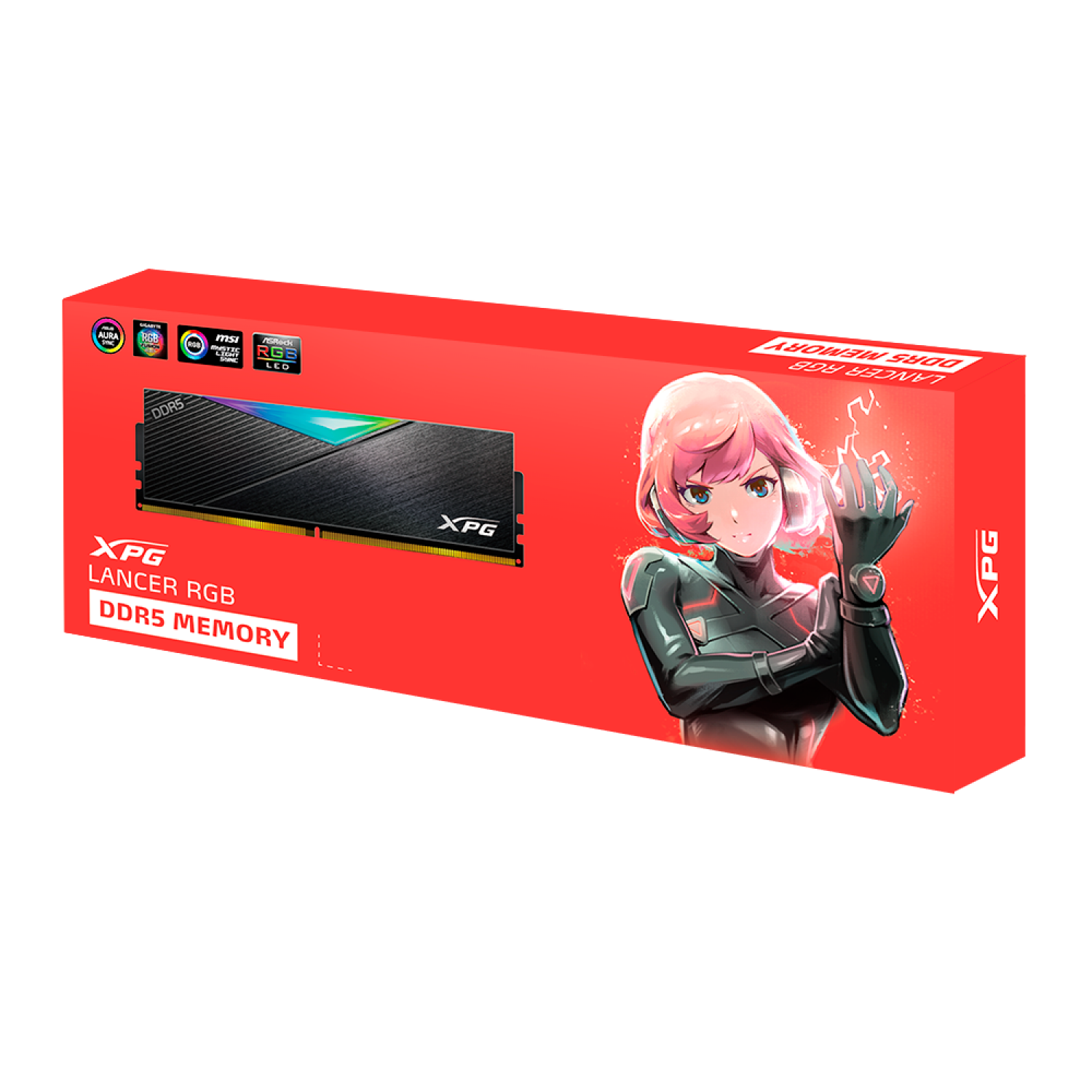 MEMORIA ADATA DDR5 16GB 7200MHZ XPG LANCER BLACK
